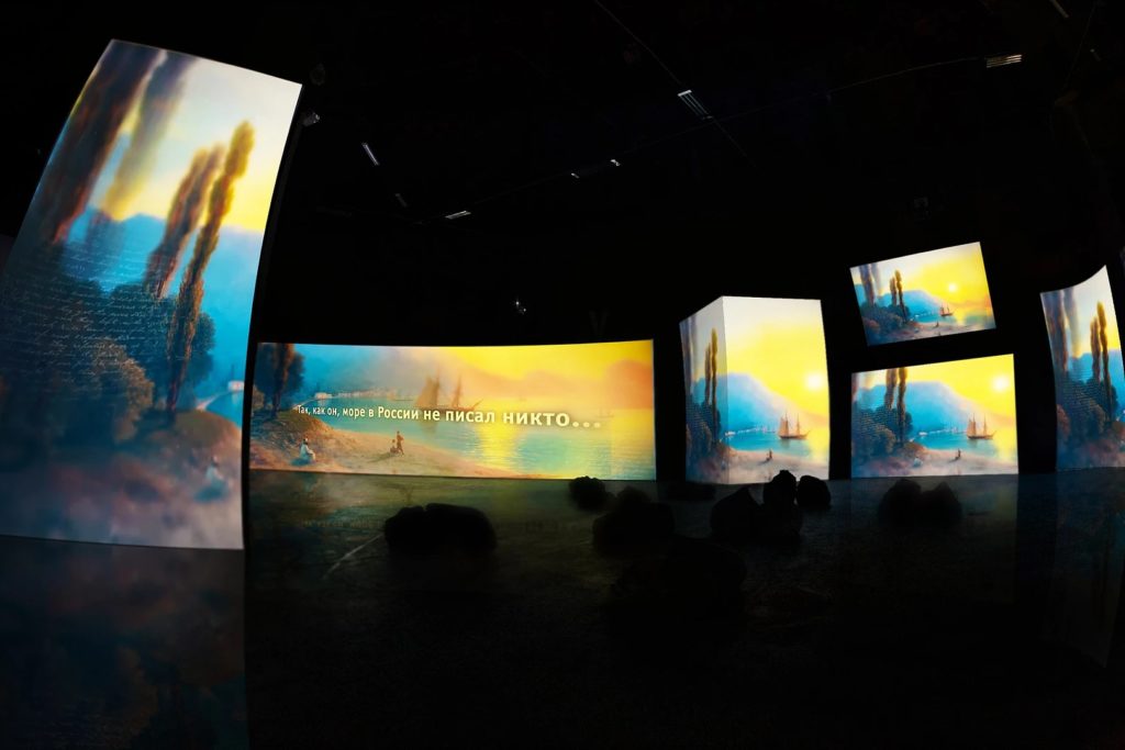 Выставка «Айвазовский — ожившие полотна» в креативном пространстве «Люмьер-Холл»