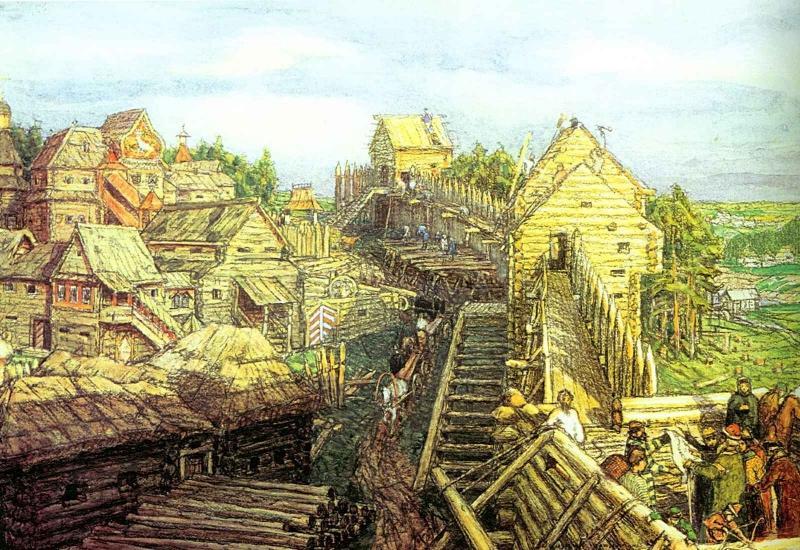 История Москвы в картинах Аполлинария Васнецова