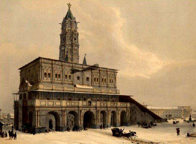 Сухарева Башня в XVIII веке